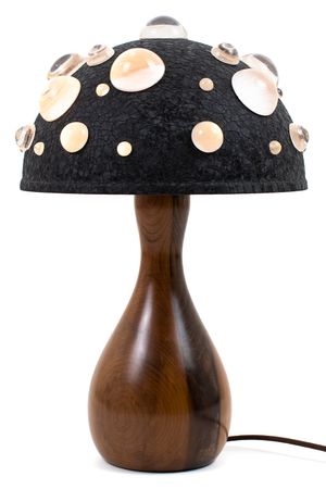 LUMINÁRIA COGUMELO IMBUIA