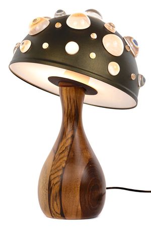 LUMINÁRIA COGUMELO IMBUIA