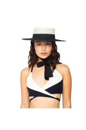 CHAPEU CANOTIER BICOLOR