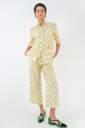 CAMISA LINHO ERVILHA