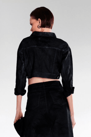 JAQUETA JEANS ERTA STROBO - CINZA