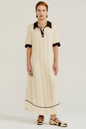 VESTIDO BLANCA NADRUZ - OFF WHITE