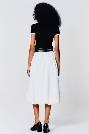 T-SHIRT CONTRAST CHO BREND - PRETO