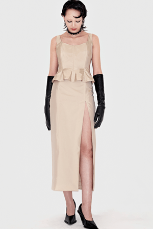 CORSET NEVOEIRO STROBO - DOURADO