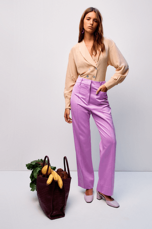 CALÇA CUMARU ISOLDA - ROXO