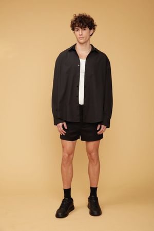 SHORT ALFAIATARIA BRERA  COHÍ - PRETO