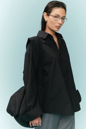 CAMISA OVERSIZED BUSAN COHÍ - PRETO