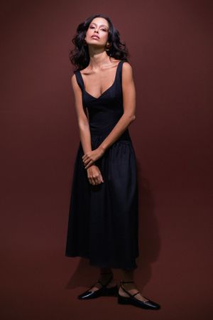 VESTIDO OLÍVIA REBECA SAMPAIO - PRETO