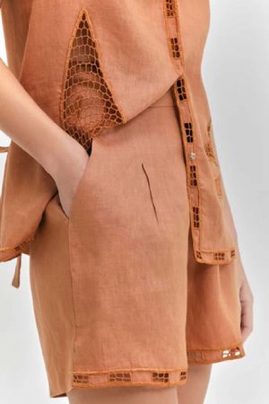 SHORT RICHELIEU SIEBRA MARINA BITU - OCRE