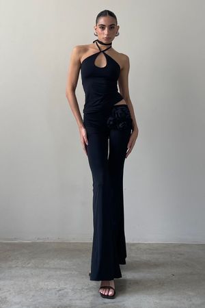 CALÇA TRÊS FLORES SOL BRAND + PINGA - PRETO
