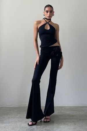 BLUSA CRUZADA SOL BRAND + PINGA - PRETO