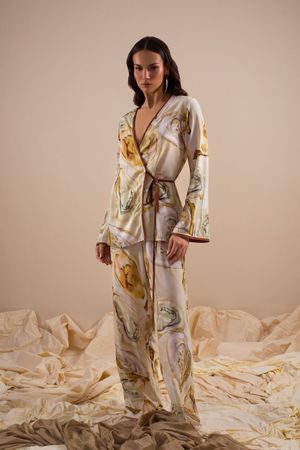 BLUSA OSTRAS TEMPO - ESTAMPADO
