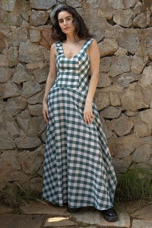 VESTIDO GABI F KALINA BOURGEOIS - VERDE