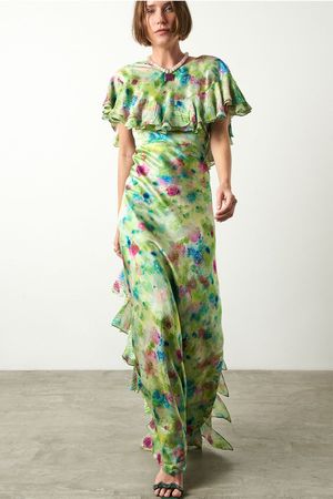 VESTIDO PEACOCK ISOLDA - ESTAMPADO