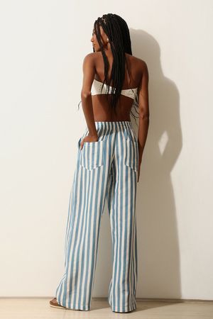 CALÇA HIT BLUE ARYA - LISTRADO AZUL