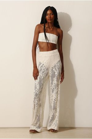 CALÇA CROCHET RITMOS ARYA - OFF WHITE