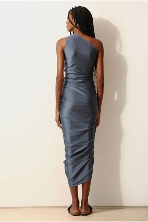 VESTIDO ASSIMETRICO ARYA - AZUL