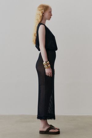 SAIA TRICOT MAXI PUGLIA COHI - MARROM