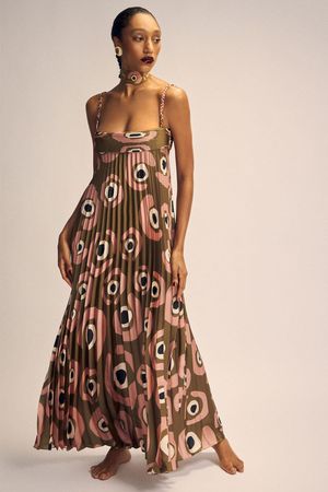 VESTIDO SANFONA POÁS LAURA CANGUSSU - MULTICORES
