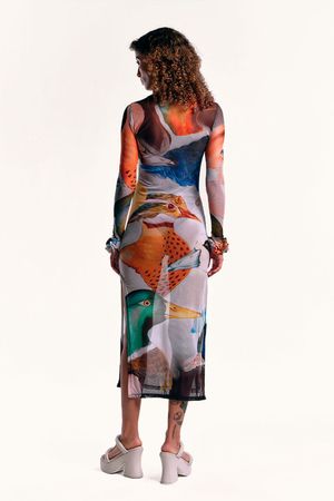 VESTIDO TULE DUCK LO DE LUI - MULTICORES