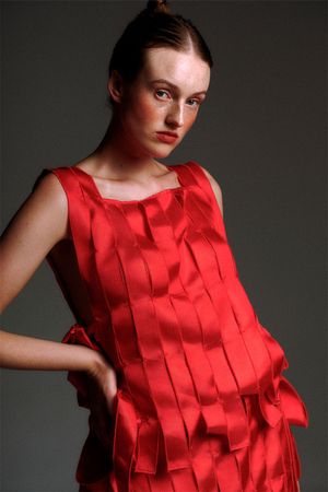 TOP RIBBON CITRUS LO DE LUI - VERMELHO