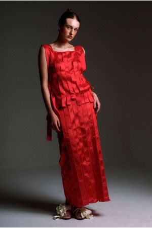 TOP RIBBON CITRUS LO DE LUI - VERMELHO