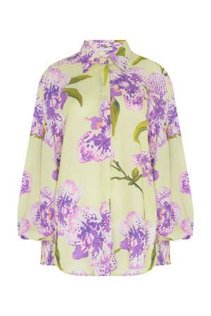 CAMISA FLORAL CITRUS YUKIO - VERDE