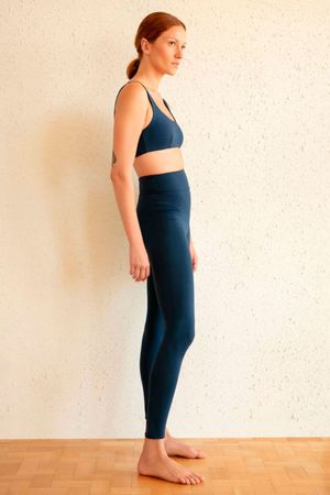 LEGGING CÓS RETO INHALE - AZUL