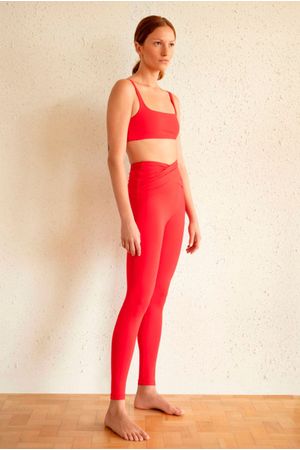 LEGGING NÓ INHALE - VERMELHO