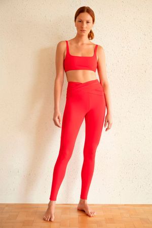 LEGGING NÓ INHALE - VERMELHO