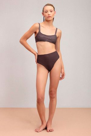 TOP COUTURE INHALE - XADREZ