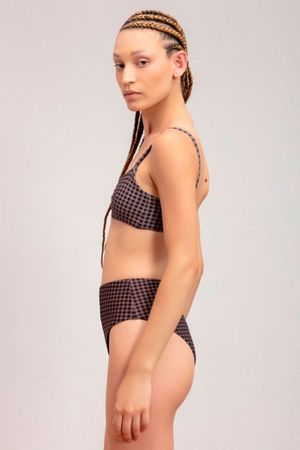 TOP COUTURE INHALE - XADREZ
