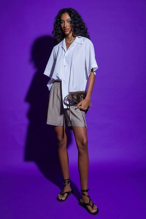 CAMISA MC OVER PETER PAN THE PARADISE - OFF WHITE