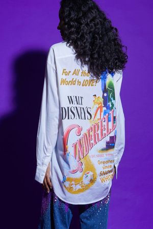 CAMISÃO CINDERELLA THE PARADISE - OFF WHITE