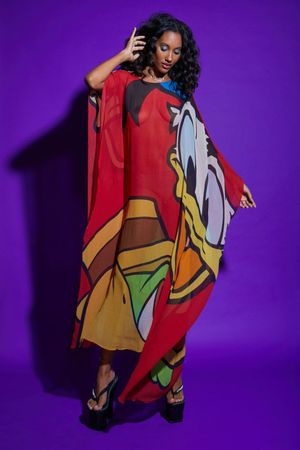 CAFTAN VESTE REALCE THE PARADISE - MULTICORES