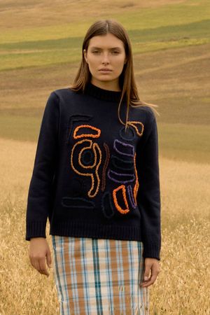 MALHA ARTSY BKYND - AZUL MARINHO