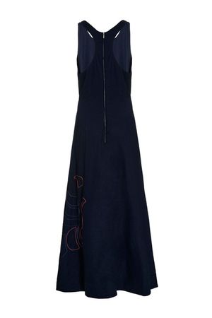 VESTIDO DELAUNAY BKYND - AZUL MARINHO