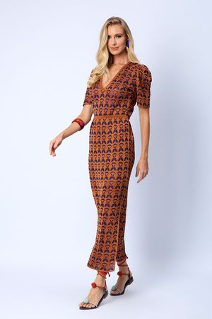 VESTIDO CINDERELA LA VIE EN MODE - COBRE