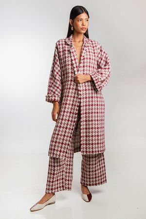CALÇA TWEED MADNOMAD - VINHO