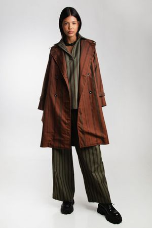 TRENCH COAT ARPAJON MADNOMAD - MARROM