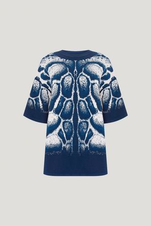 CAMISETA TRICOT YUKIO - AZUL