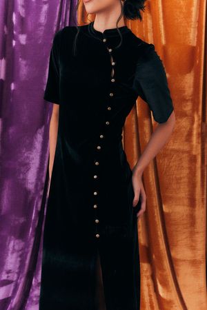 VESTIDO SIENA AGUA - PRETO