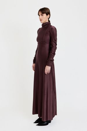 VESTIDO RUN ÃO - MARROM