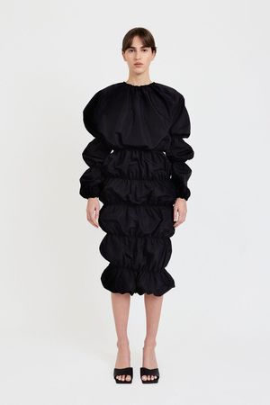 VESTIDO BALA ÃO - PRETO