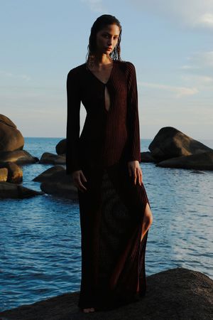 VESTIDO JANE ARYA - CAFÉ