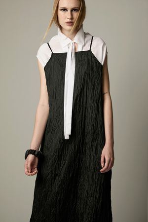 VESTIDO BOTAOZINHO MU ATELIER - PRETO