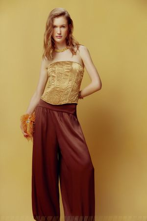 CORSET ELBA BAILA - DOURADO