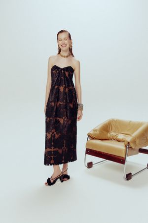 VESTIDO IVETE BAILA - PRETO